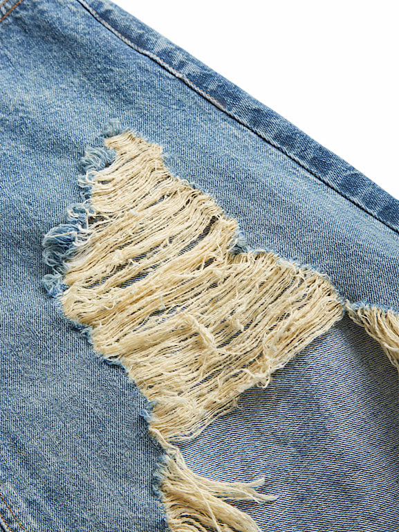 Long jean skirts yarn sales