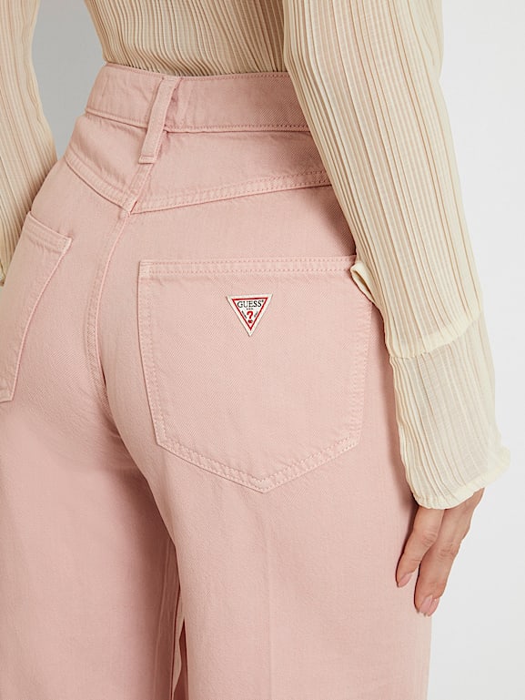 GUESS Bellflower wide leg denim pant Women