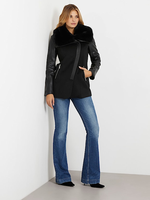 Guess knit bib walker jacket online
