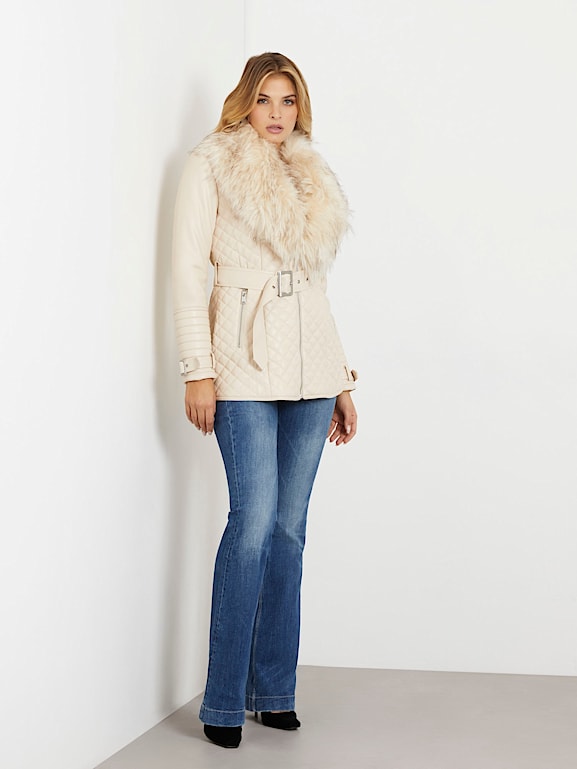 GUESS® Cappotto in simil pelle Donna