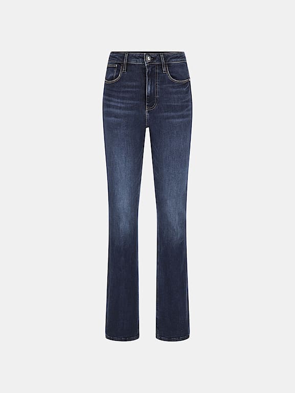 GUESS Jeans vita alta a zampa Donna