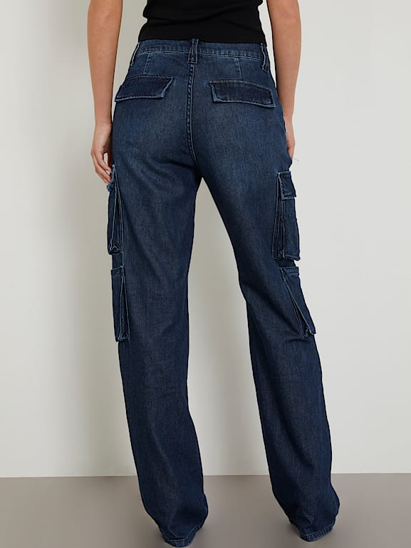 Jeans vita alta guess shop