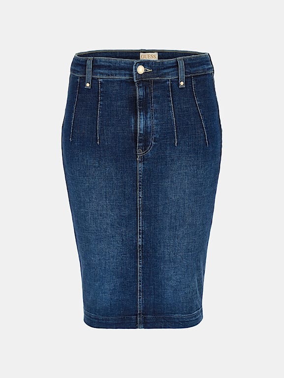 Guess denim top pencil skirt