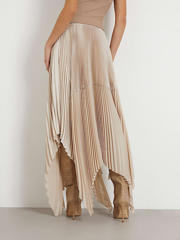 GUESS Saia m di plissada Mulher