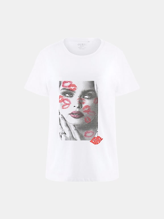 GUESS Front print t shirt Women
