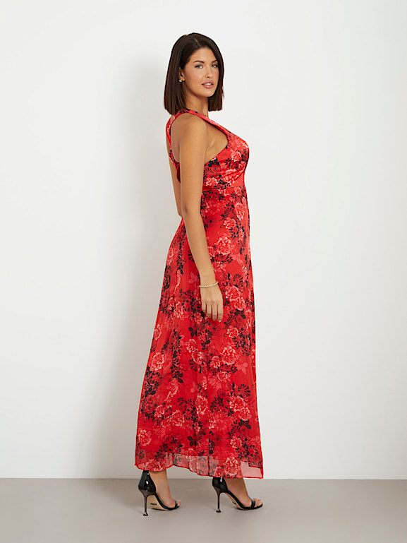 Guess abito lungo floreale on sale