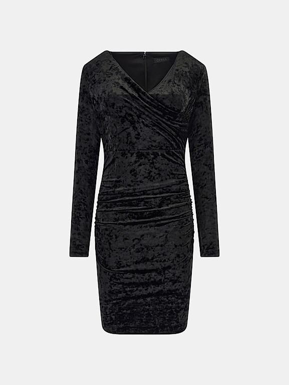 GUESS Bodycon velvet mini dress Women