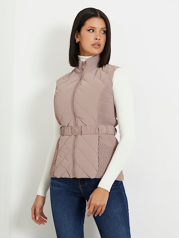 Chaleco plumifero store mujer