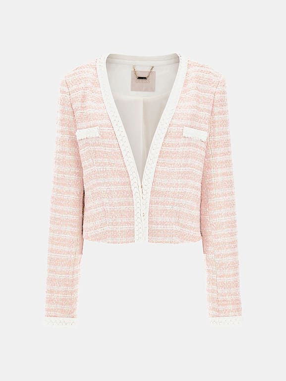 Tweed crop blazer best sale