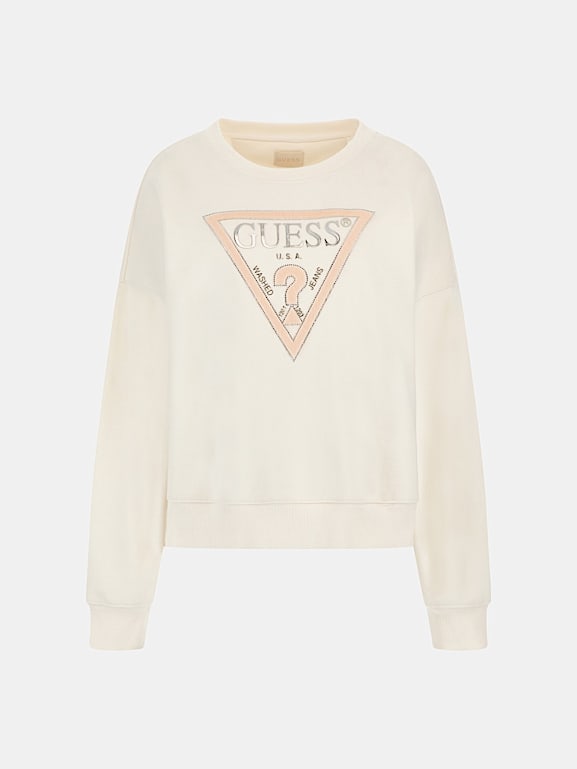 Guess hot sale triangle sweatshirt
