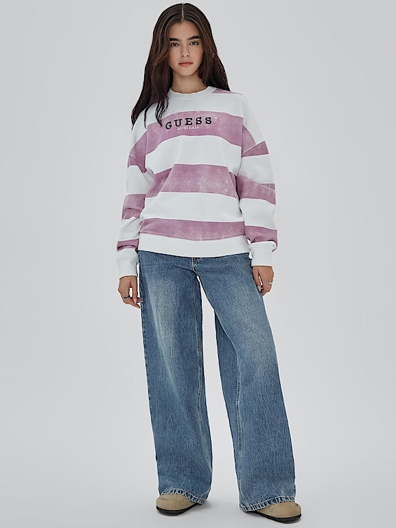 Guess striped shop jumper