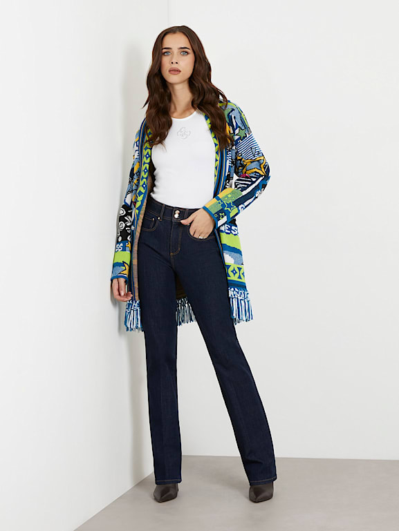 Cardigan jacquard clearance
