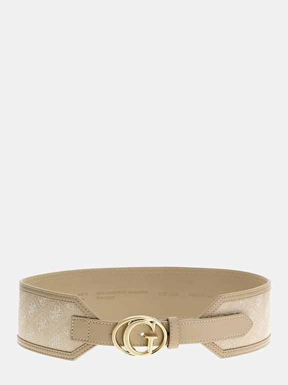 GUESS All over 4G logo belt Women