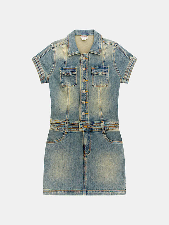 Mini abito jeans online