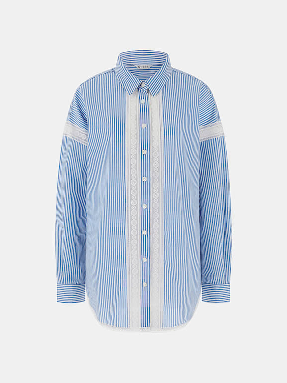 GUESS Regular fit striped shirt Women