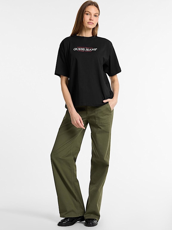 T shirt guess jeans femme cheap
