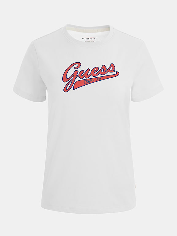 T shirt logo guess deals