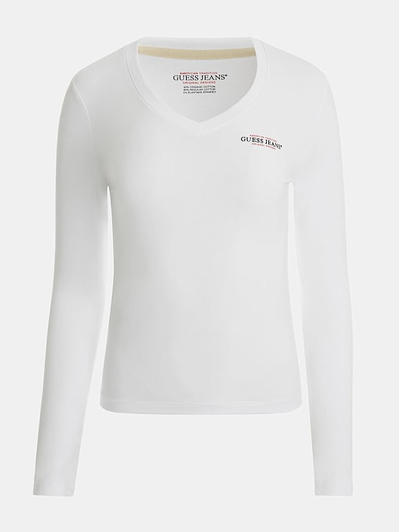 Strak lange mouwen shirt shop