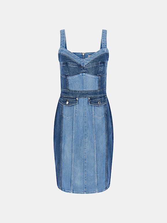 GUESS Mini robe bodycon en jean Femme