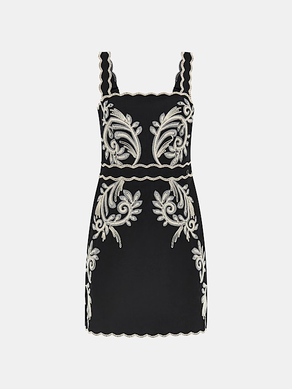 GUESS Embroidered mini dress Women