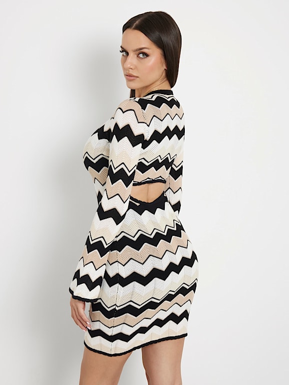 GUESS Mini robe pull a rayures Femme
