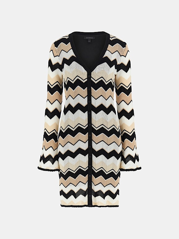 GUESS Mini abito in maglia a righe Donna