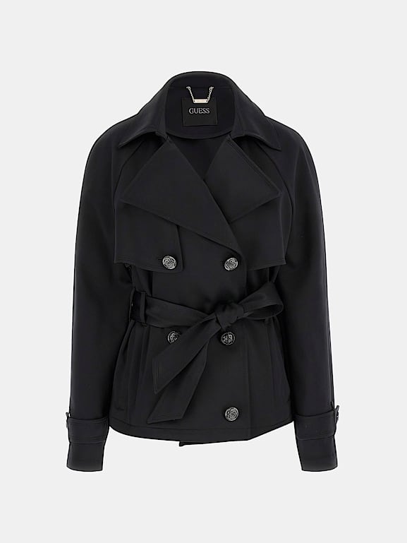 GUESS Trench court satin Femme
