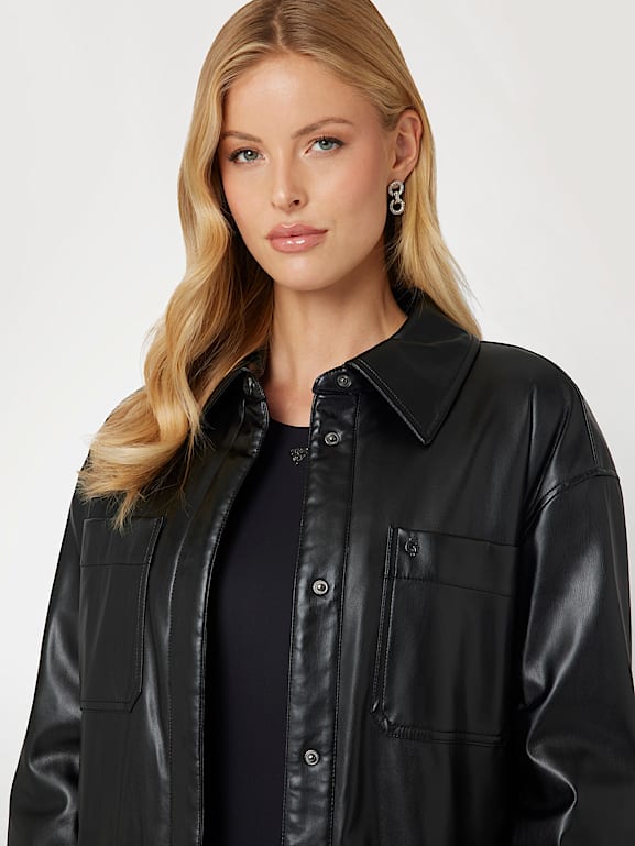 GUESS Giacca similpelle Donna