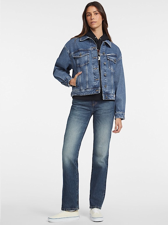 Giacca in jeans oversize top