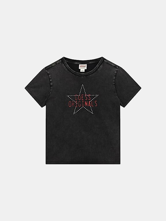 Black and red guess shirt clearance
