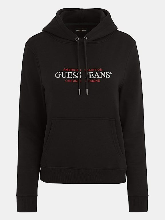 Oversized American Tradition Hoodie Women GUESS Jeans