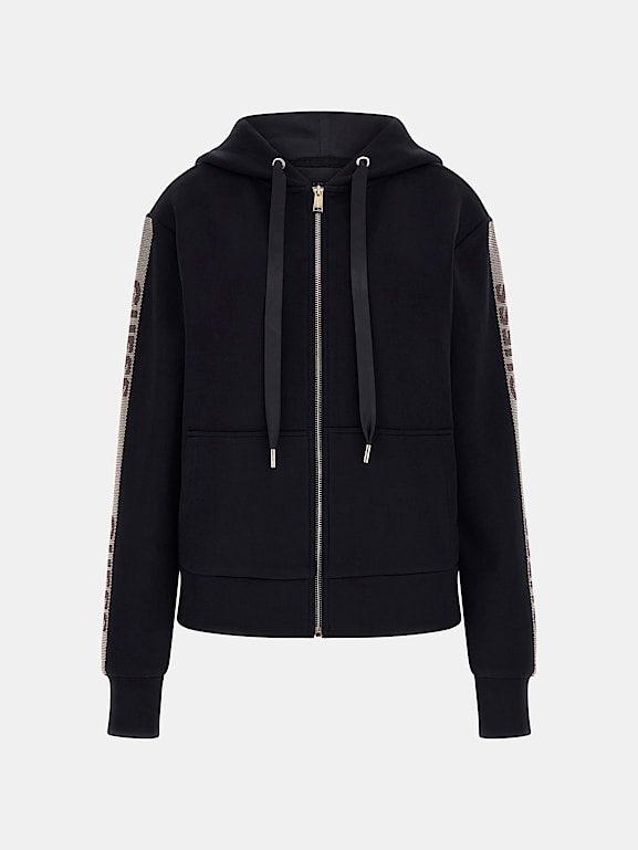 GUESS Hooded scuba sweatshirt Women