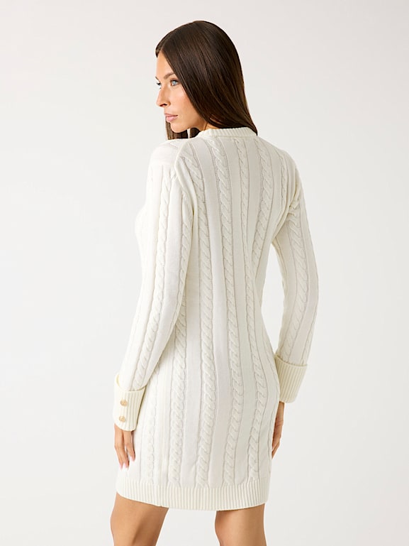 GUESS Vestido Erynn De Manga Corta Para Mujer