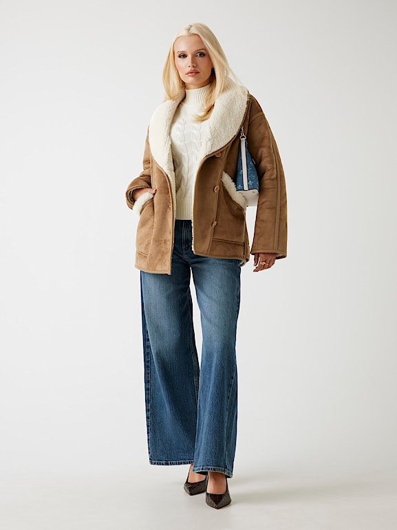 GUESS® Syntetyczny kożuch Kobieta