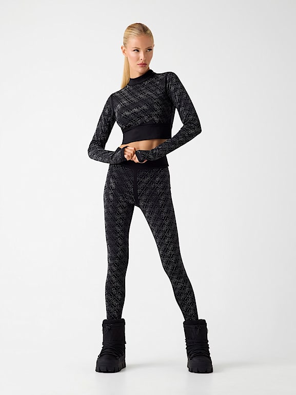 Crop top en mesh multicolore imprimé corps à dos nageur | FR