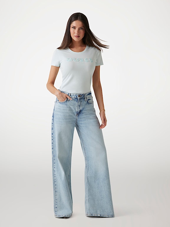 ★ ★ 2color Women's Slim Fit Institutional Logo Core Institutional Logo Slim T-Shirt | Calvin Klein