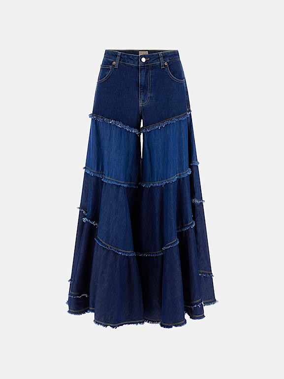 【SATIIIZ】Hirad banding denim Bermuda pants 61drc+nb-mL.jpg