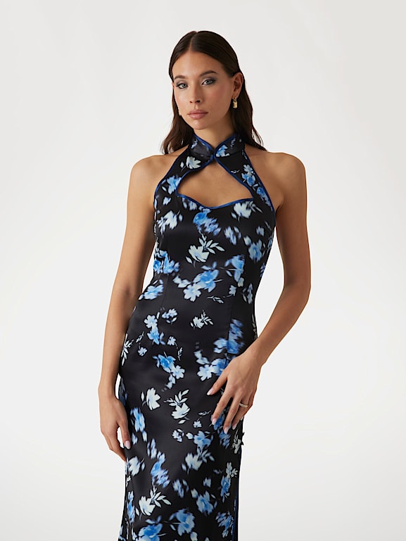 GUESS® Floral print long dress Women GUESS® Floral print long dress Women