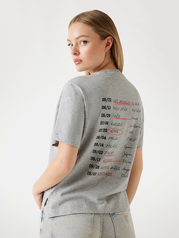 GUESS® Boxy logo T-shirt Women