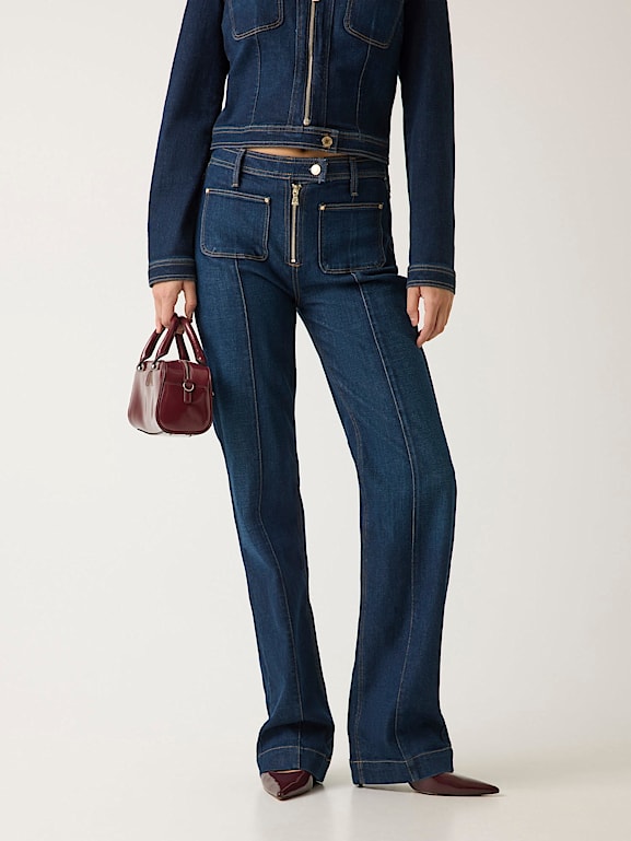 GUESS® Nicky straight jean pantolonlar Kadın