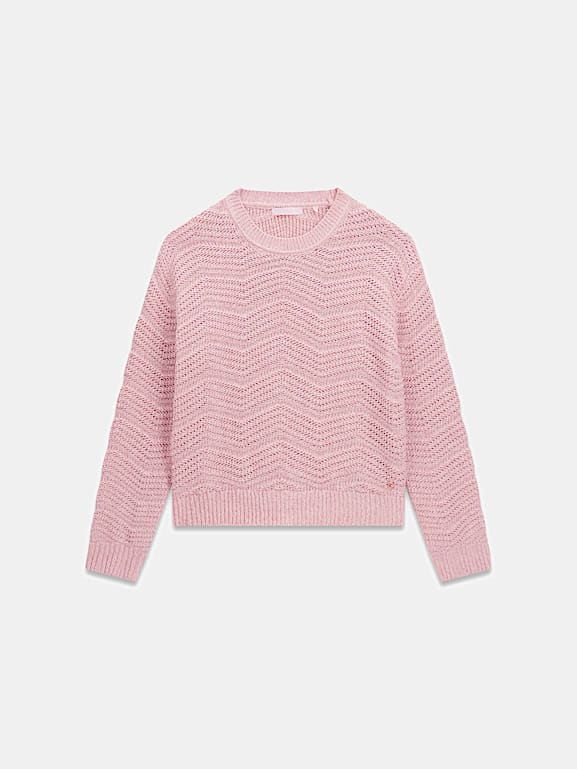 Pull GUESS Los Angeles Femme - Laine Lurex Gris - Taille S - Occasion Très Bon état