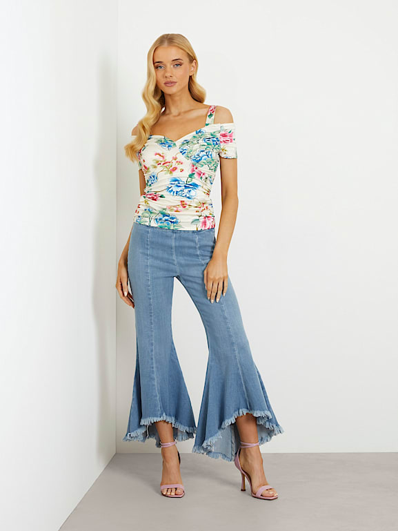 Guess sofia 1981 flare jeans outlet