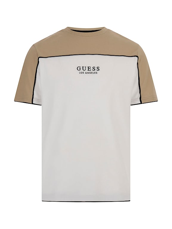 GUESS Color block t shirt Men