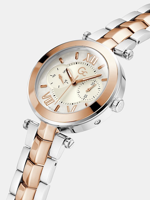 Marciano by GUESS GC STEEL CALENDAR WATCH Women