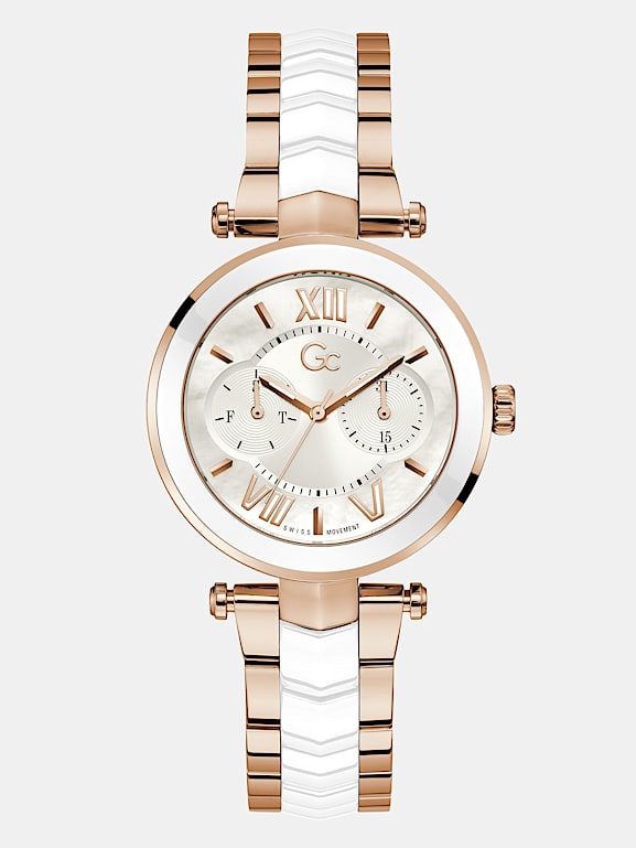Guess collection white ceramic watch best sale
