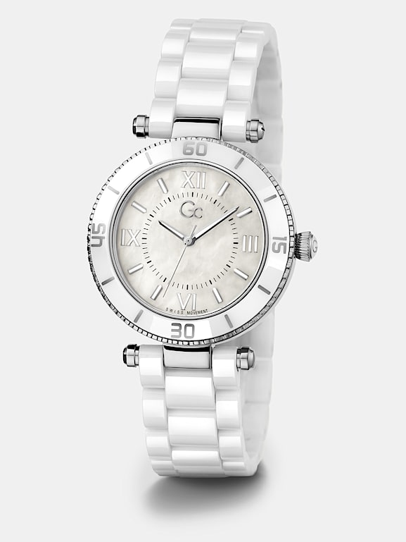 Guess ceramic ladies watch deals