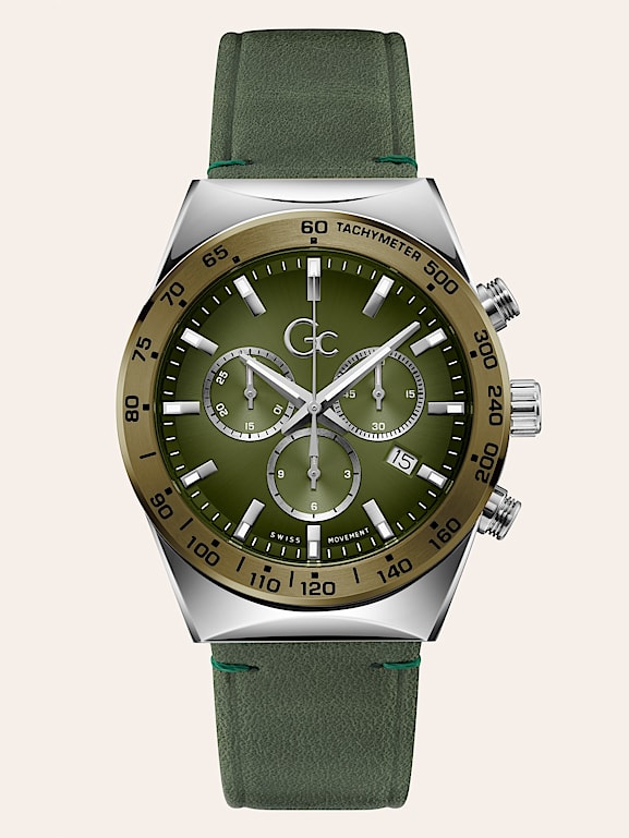 Marciano by GUESS dGC leather chronograph watch Men
