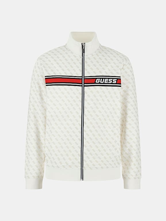 GUESS® Tamamı logolu sweatshirt Erkek