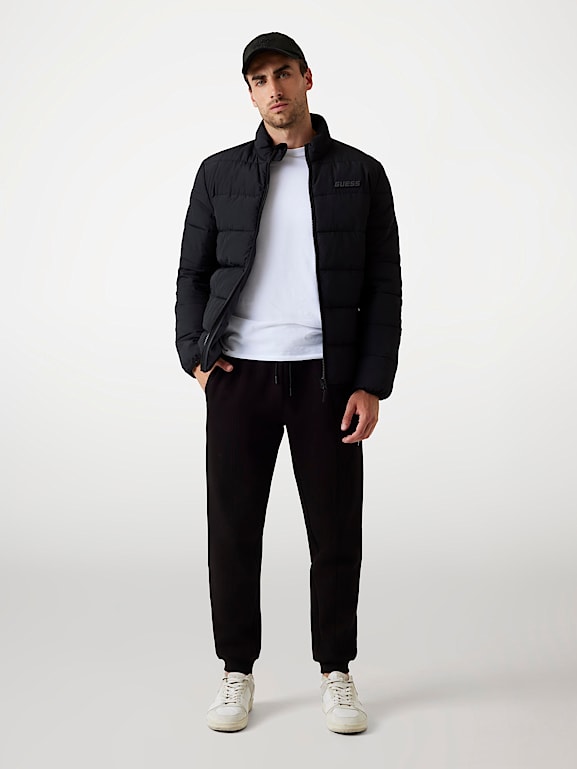GUESS Joggingbroek met logo op de zijkant Heren