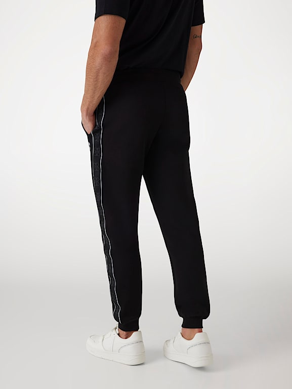 Adidas originals sweatpants online with side logo